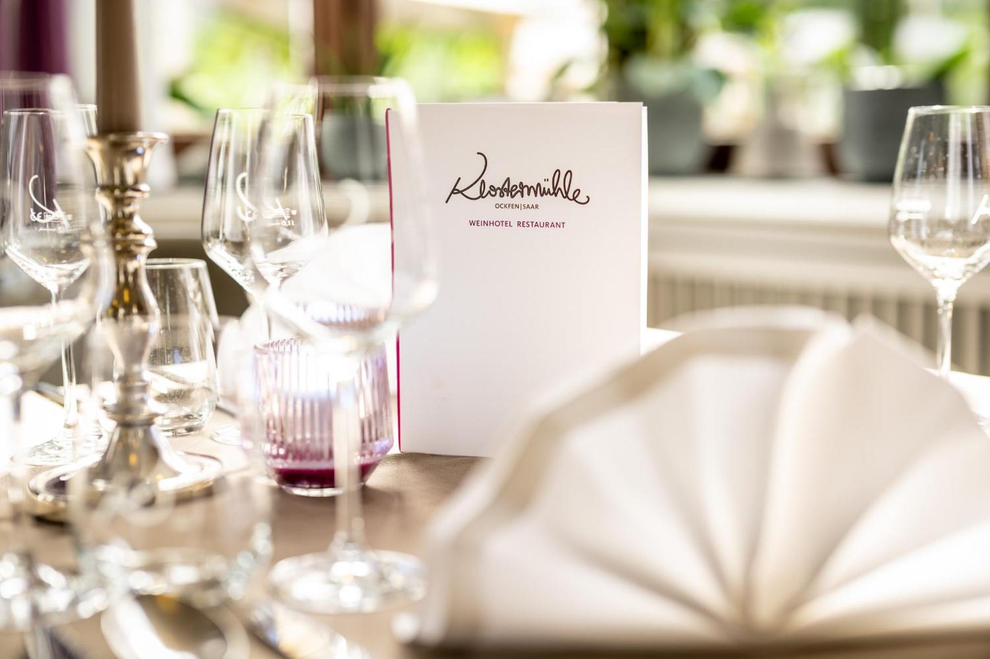 Weinhotel Restaurant Klostermuehle Ockfen 外观 照片